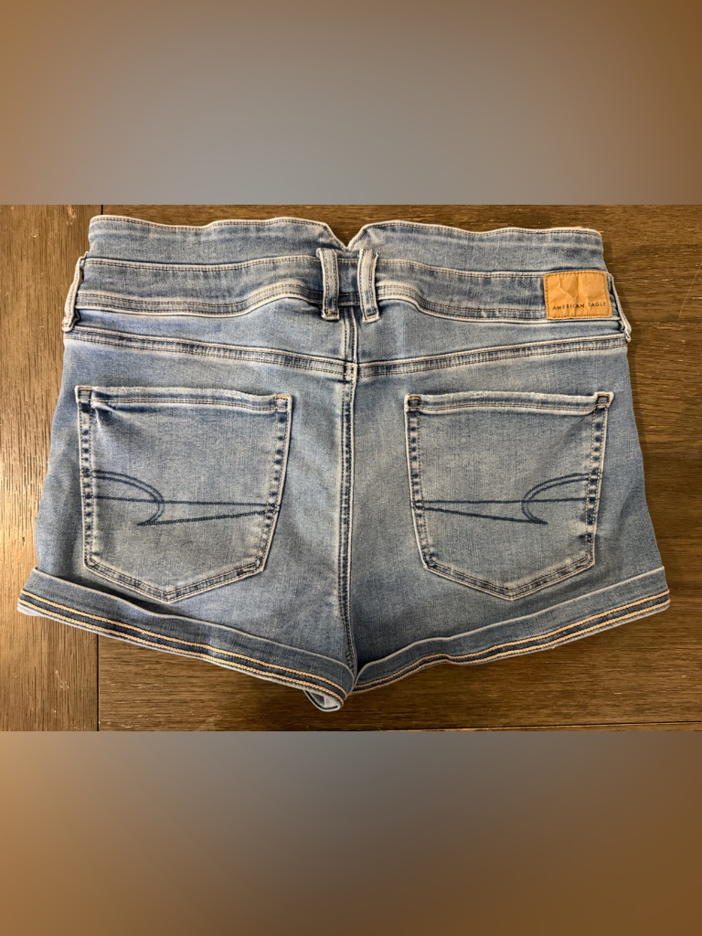 American Eagle Outfitters Light Blue Denim Jean Shorts - Picture 5 of 8